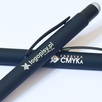 Długopis, który został oznakowany metodą grawer laserowy