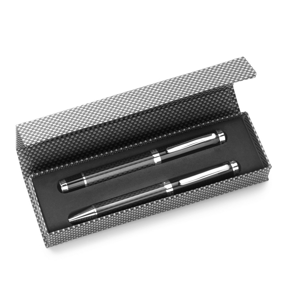 Zestaw piśmienny długopis i pióro kulkowe V1066
