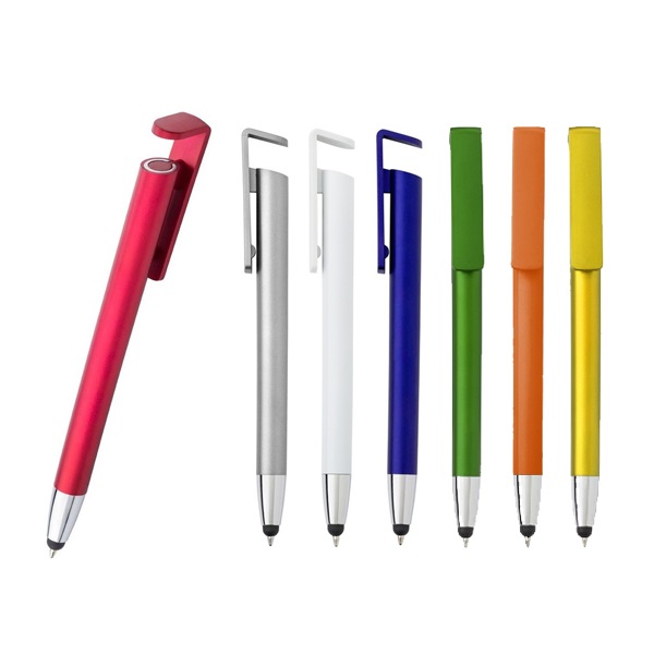 Długopis touch pen stojak na telefon V1753
